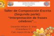 Clase castellano 5°-03-03-17_taller composición escrita parte 2