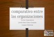 Análisis comparativo entre las organizaciones