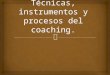 Técnicas, instrumentos y procesos del coaching
