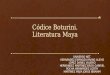 Códice boturini y literatura maya