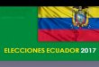 2da vuelta e historia de #Ecuador