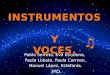 Curso 2015/16 - 1ª EVA Instrumentos y Voces