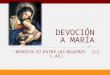 Tema 7 : La Devoción a María