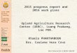 Cure  laos presentation 2015-2016