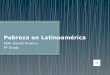 Niveles de pobreza en america latina y colombia