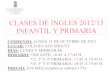 Clases de Inglés 2012-2013 Pedrezuela