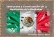 Atenuantes y Consecuencias de la Legalización de la Marihuana en Mexico
