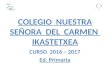 PRESENTACIÓN OFERTA EDUCATIVA - Primaria - 2016 2017