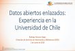 Datos abiertos enlazados: Experiencia en la Universidad de Chile