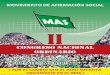BOLETÍN II CONGRESO NACIONAL ORDINARIO DEL MAS-17 y 18 de setiembre 2016