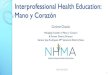 NHMA Presentation Corinne Chacon