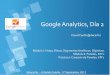 Formación Google Analytics parte II - vistas, segmentos, objetivos, paneles y KPI's