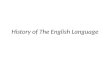 Historia de la lengua inglesa
