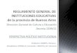 Reglamento general de instituciones educativas