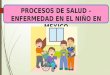 Procesos de salud  enfermedad en niños en mexico 2010, 2013,2016