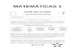 Guía de matemáticas primero bloque 1- ejercicios
