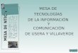 Presentacion Mesa TICs de Usera y Villaverde