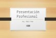 Presentacion profesional 1