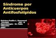 Síndrome por anticuerpos antifosfolípidos