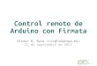 Control remoto de Arduino con Firmata y Processing