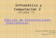 Presentación informática y computación 2