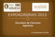 Presentación de Docentes en Expo Agrarias 2015
