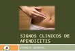 Signos clinicos de apendicitis
