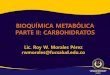 Bioquímica metabólica parte ii carbohidratos