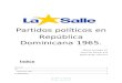 Partidos políticos en República Dominicana 1965
