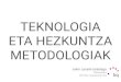 Teknologia eta Hezkuntza-Metodologiak