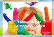 Evaluación en educación infantil