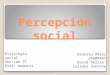 Percepción social