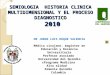 Semiologia historia clinica multidimensional y el proceso diagnostico