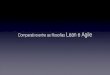 Comparativo entre Agile e Lean
