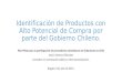 Identificación de Productos con Alto Potencial de Compra por parte del Gobierno Chileno