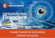 Informe Financiero Septiembre 2017. Consejo General de Economistas