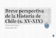 Breve perspectiva de la Historia de Chile