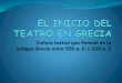 El inicio de el teatro griego