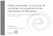 Criteris mediambientals en la nova Llei de Contractes del Sector Públic - Josep Esquerrà