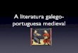 Literatura galego portuguesa