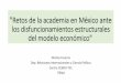 Retos de la academia en México ante los disfuncionamientos estructurales del modelo económico