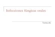 infecciones fúngicas orales