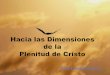 Hacia las dimensiones de la Plenitud de Cristo