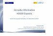 "Jornada informativa H2020 Espacio", por Paloma Dorado, NCP de Horizonte 2020 en Espacio
