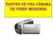 Partes de una cámara de filmadora de vídeo moderna