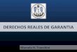 Derechos reales de garantía en el Código Civil y Comercial de la República Argentina