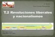 T.2 Revoluciones liberales y nacionalismos