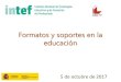 Formatos y soportes en Educación