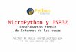 MicroPython y ESP32
