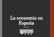 Unidad  6. La economía en España